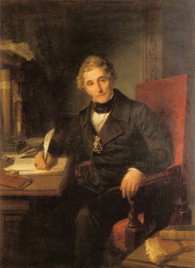 Retrato de Heinrich Andreas de Cuvry (1785-1869) de Julius Schrader